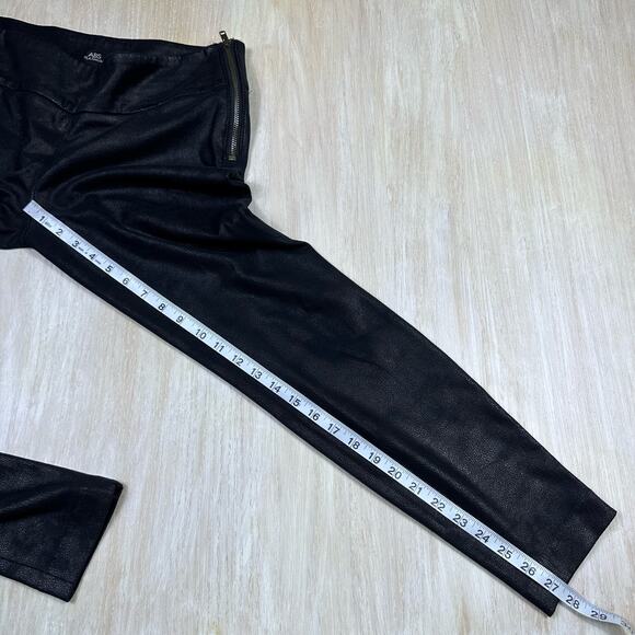 ABS Platinum Faux Leather Draped Long Sleeve Jacket & Pants Set Medium 8 - Picture 15 of 15